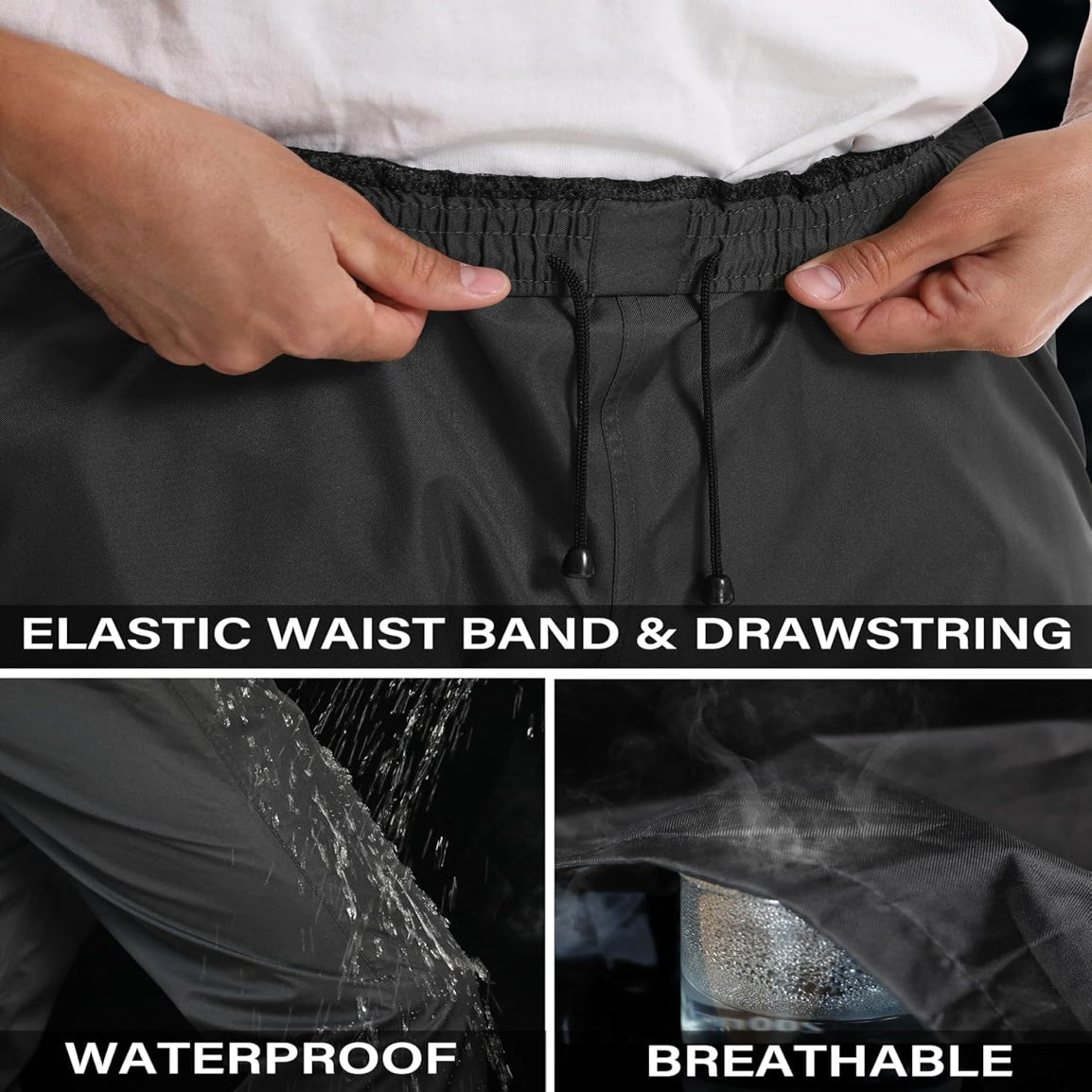 Men's waterproof rain pants-C03