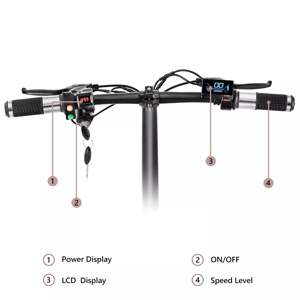 500W Electric Bicycle Scooter 48V 10.4ah -YZ001