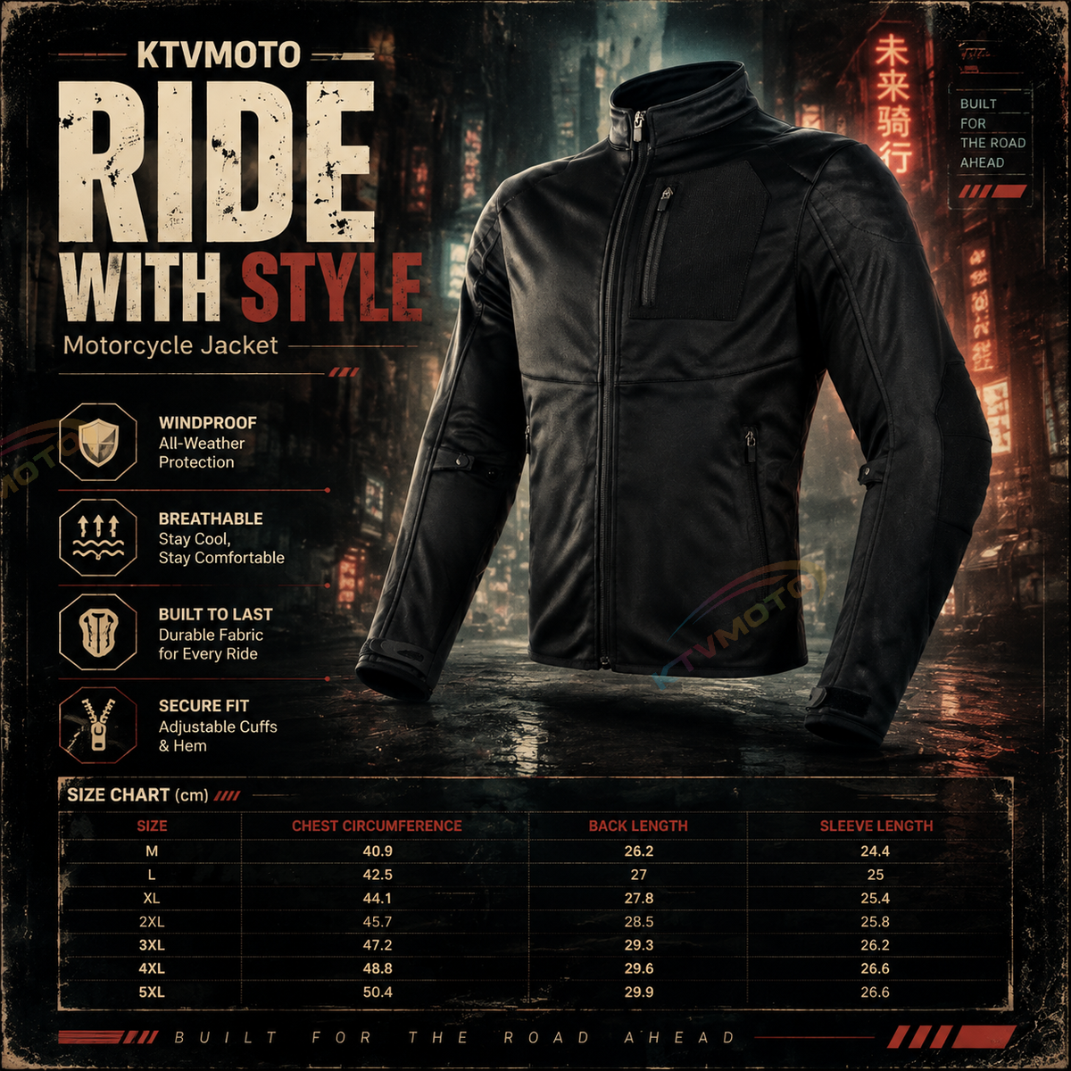 Stretch motorcycle riding gear-J105