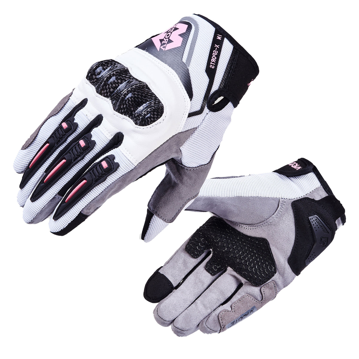 Flame-style motorcycle riding gloves made of carbon fiber-G87