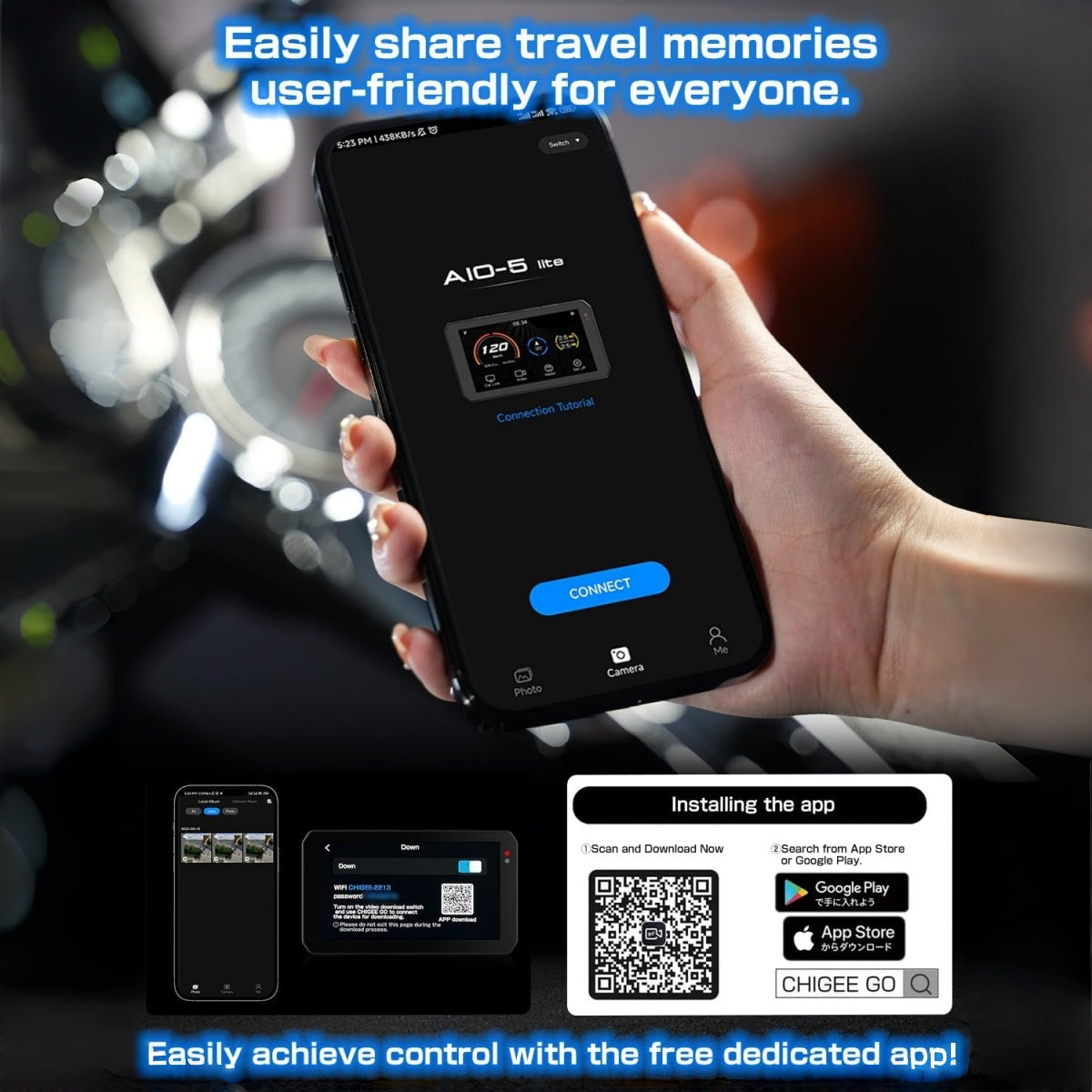 5-inch built-in GPS BSD, STARVIS HDR, IP67 waterproof, 24-hour parking mode - P11