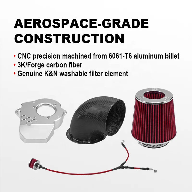 Mushroom Head Air Cleaner High Flow Performance Carbon Fiber Aluminum Washable Filter for 121CVO 117 Touring M8 Softail New