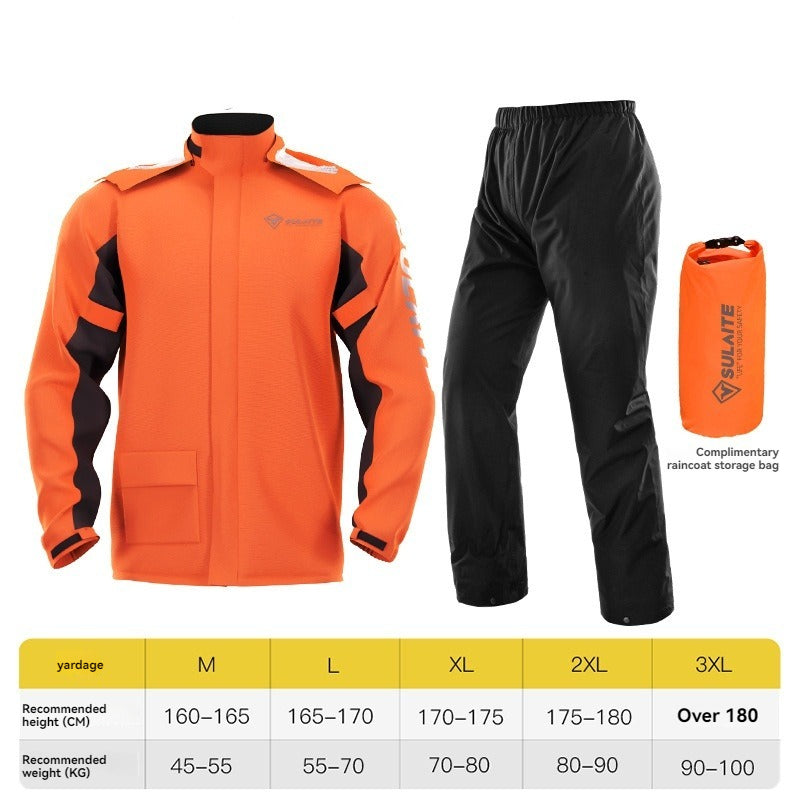 Motorcycle outdoor ultra-thin waterproof raincoat jacket-C08