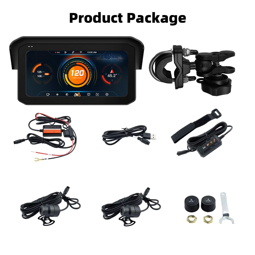 6.25-inch GPS positioning/blind spot detection function - P09