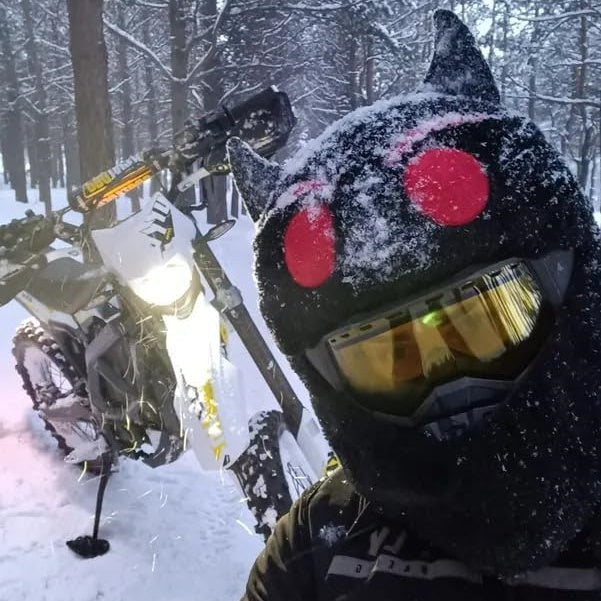 Funny motorcycle helmet covers-Dark Devil