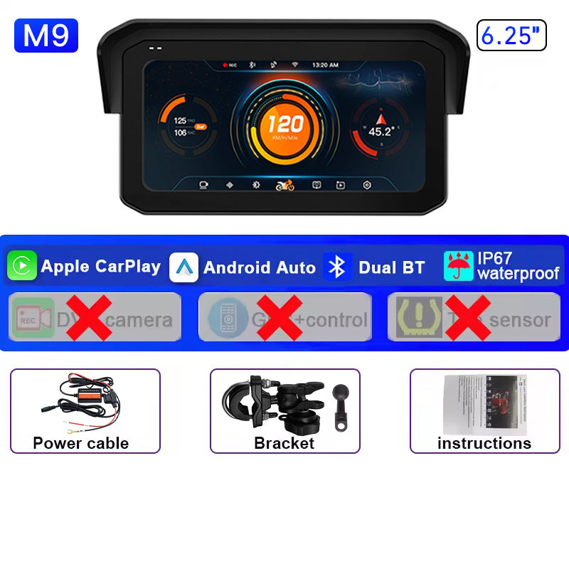 6.25-inch GPS positioning/blind spot detection function - P09