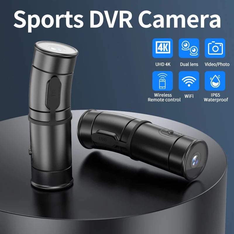 2K Helmet Camera WiFi Dual UHD Waterproof - P07