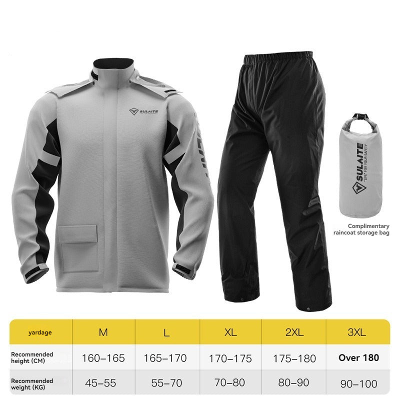 Motorcycle outdoor ultra-thin waterproof raincoat jacket-C08