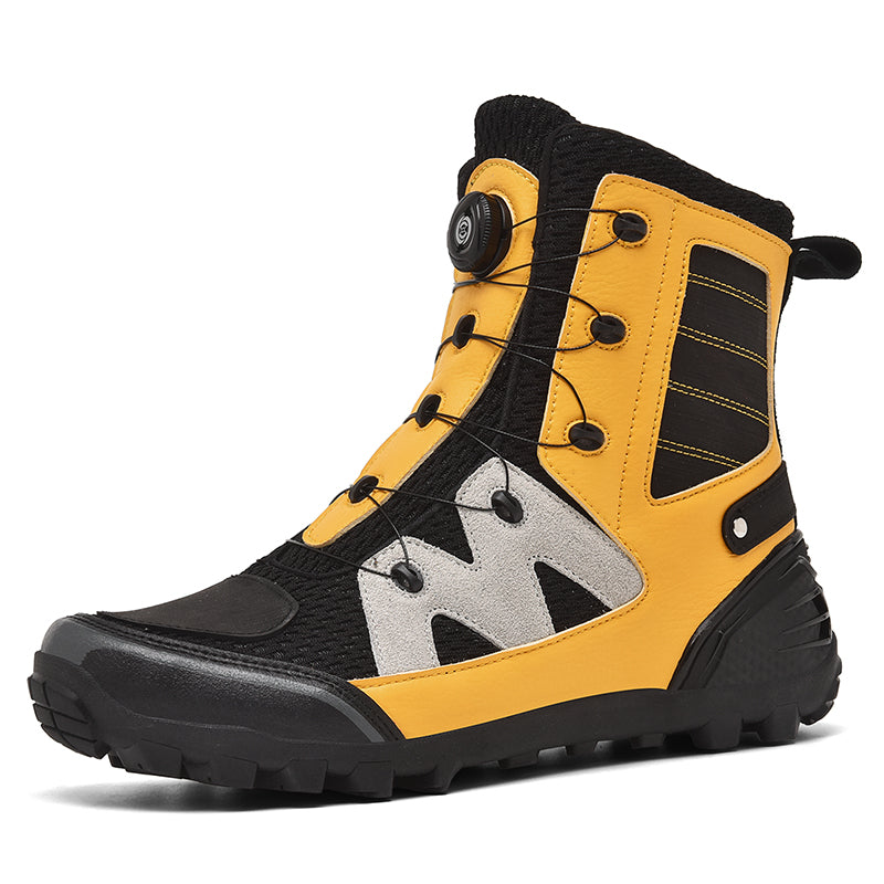 Rotating buckle anti-skid motorcycle riding shoes-K06