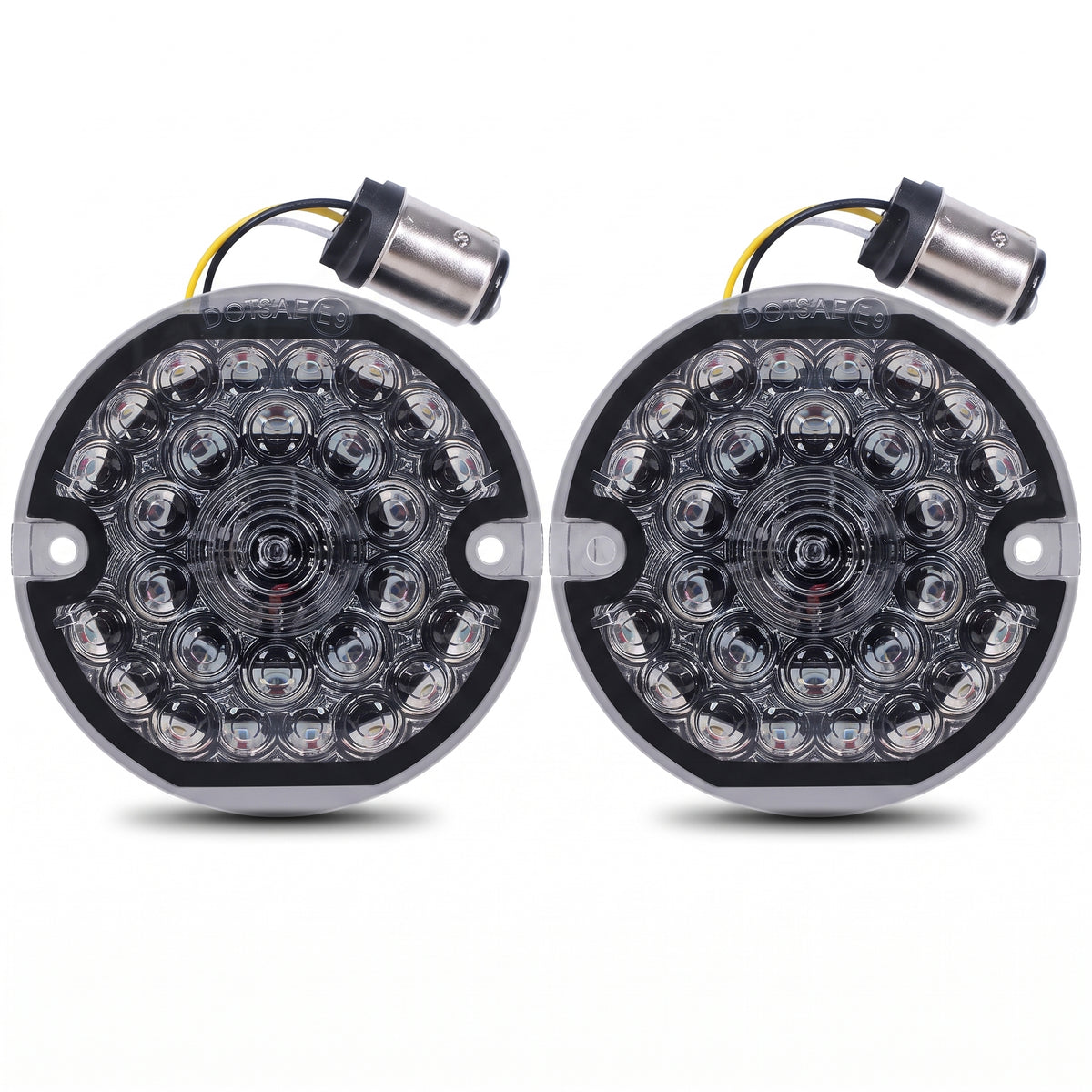 1157 LED Peacock Turn Signal Lights for Harley Moto – D21