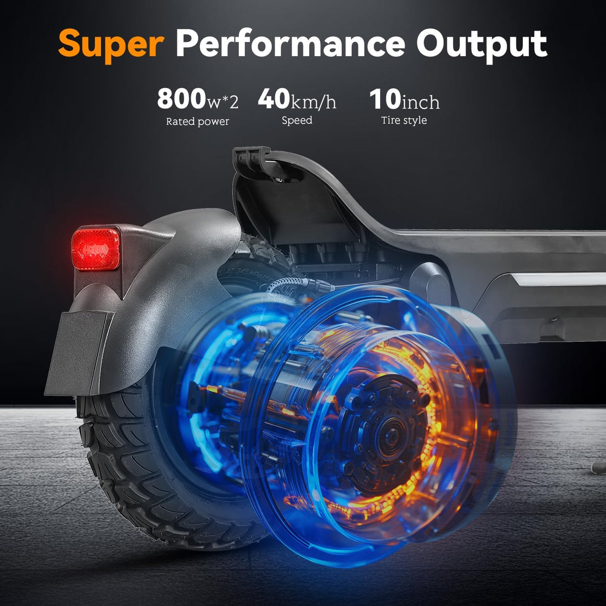 1600W Dual Motor Electric Scooter 48V-F5