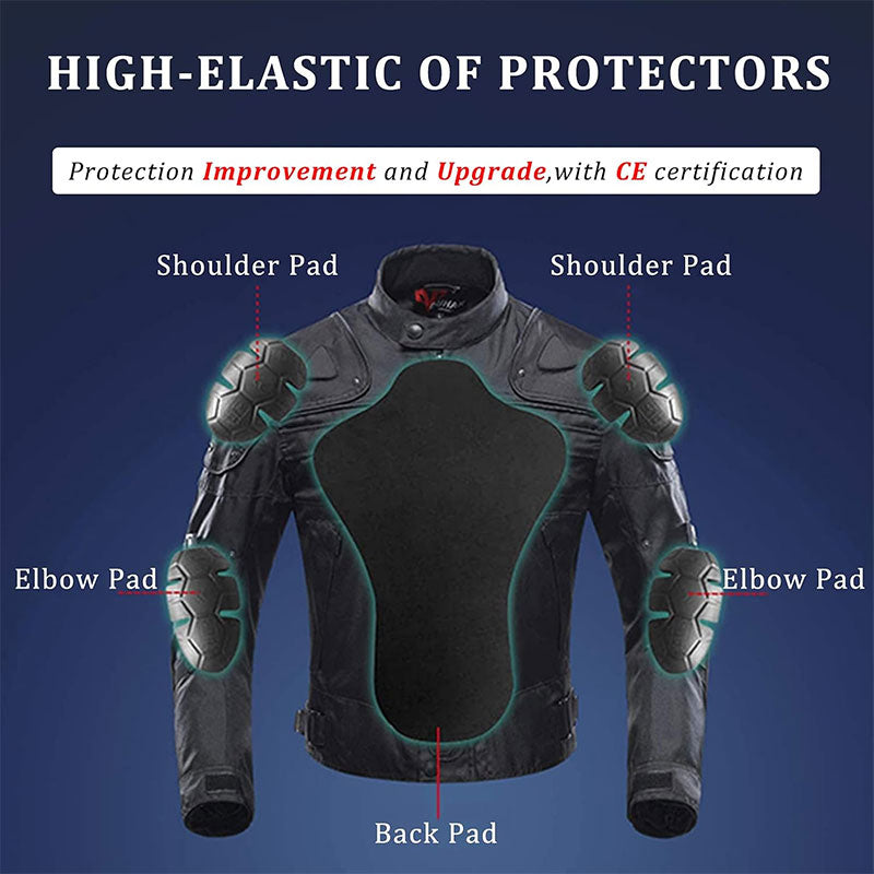 Motorcycle windproof protective riding suit CE certified all seasons-J34