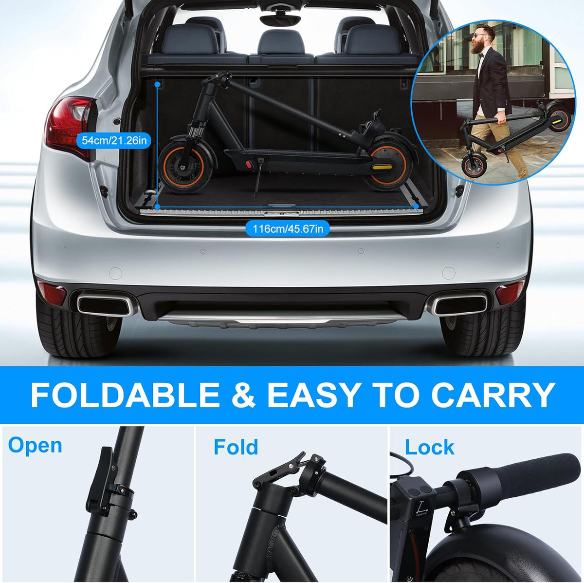 500W Foldable E Scooter - G30
