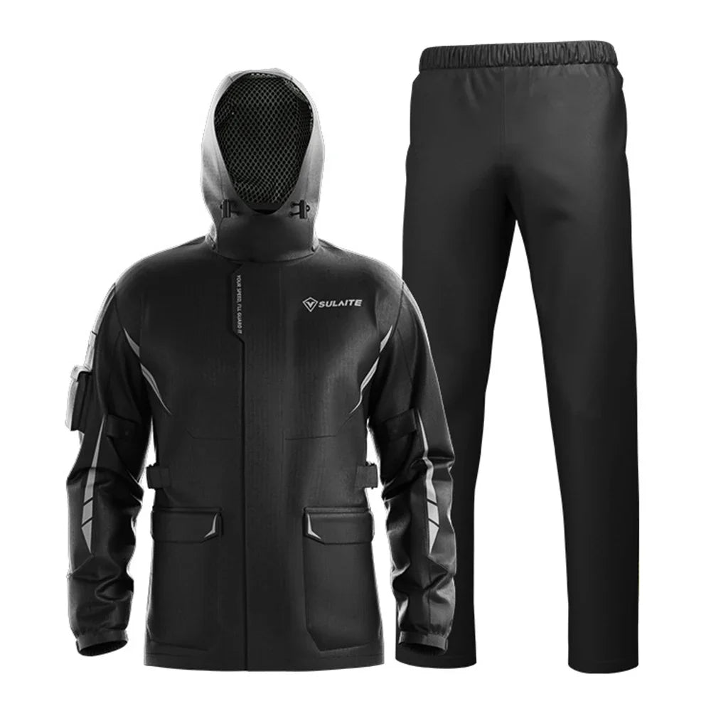 Motorcycle outdoor riding breathable rainproof split suit-C07