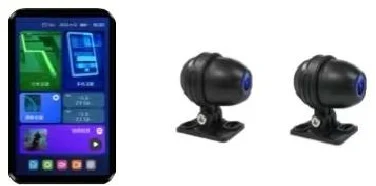 Motorcycle Recorder Dual Recording BSD 77G Millimeter Wave Radar-P09