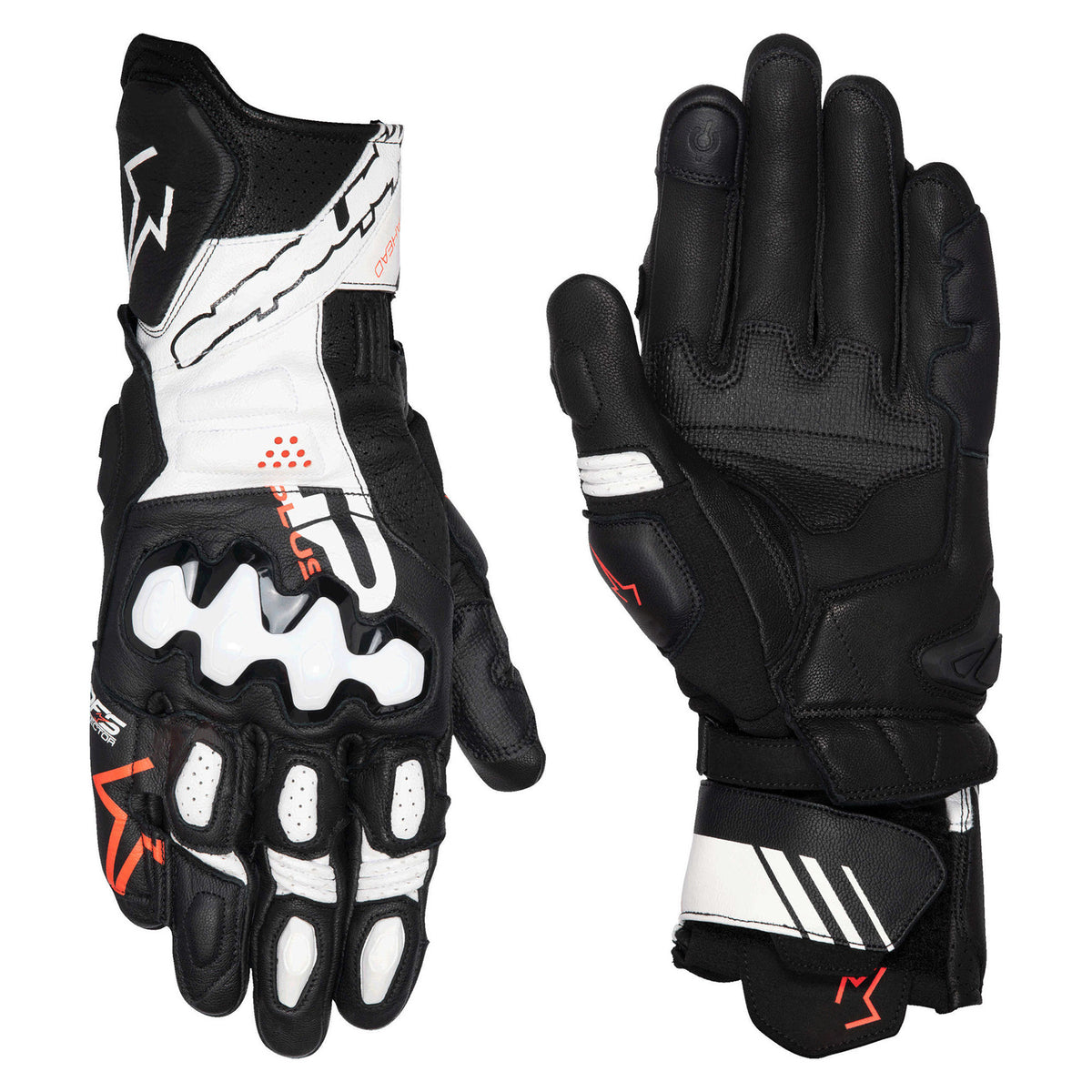 Motorcycle sheepskin touchscreen protective riding long gloves-G98