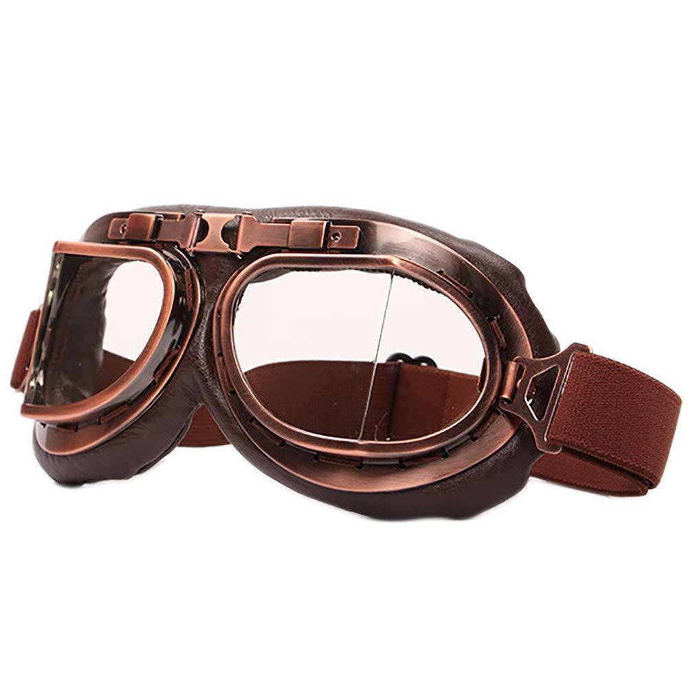 KTVMOTO Retro motorcycle steampunk angled goggles-H40