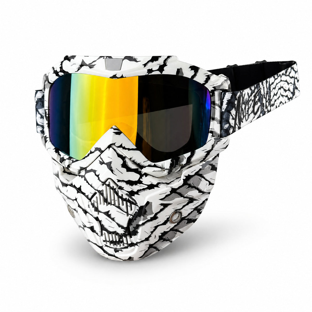 KTVMOTO Motorcycle Riding Goggles and Protective Face Mask-H02