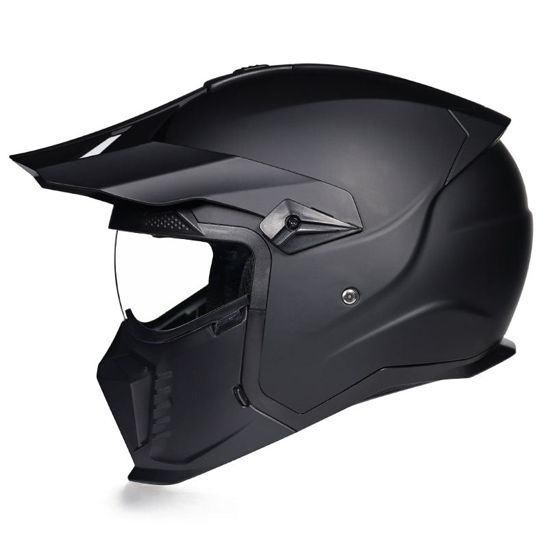 KTVMOTO Off-Road Motocross Helmet with Peak Visor for Dirt Bike Riding-I238