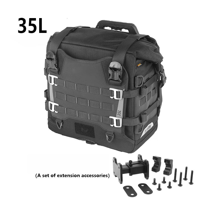Large capacity quick-release motorcycle bag with lock hole-B25