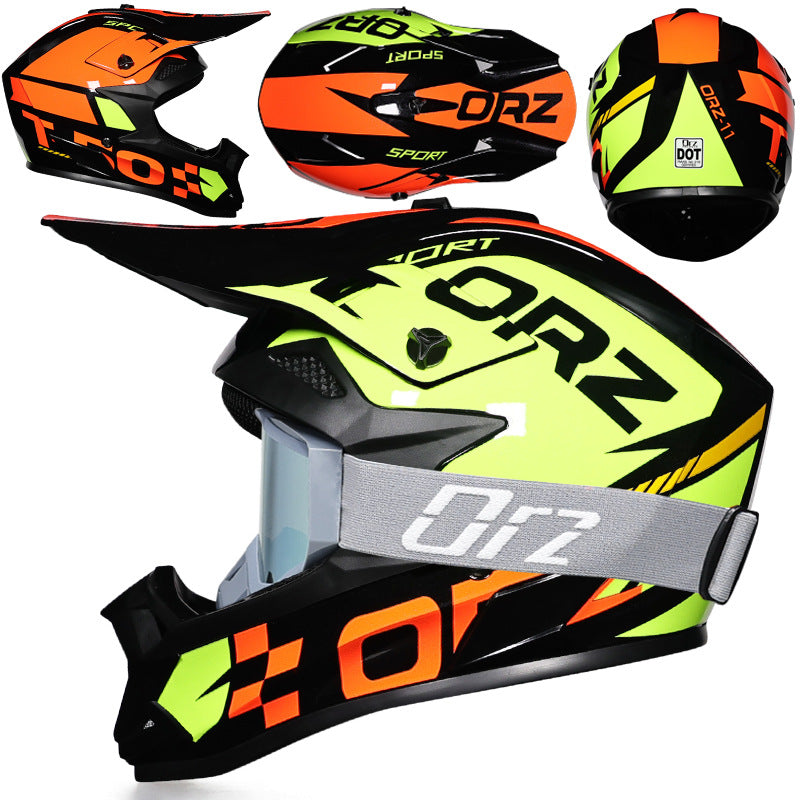 KTVMOTO New Breathable Rally/Motocross Racing Helmet-I224