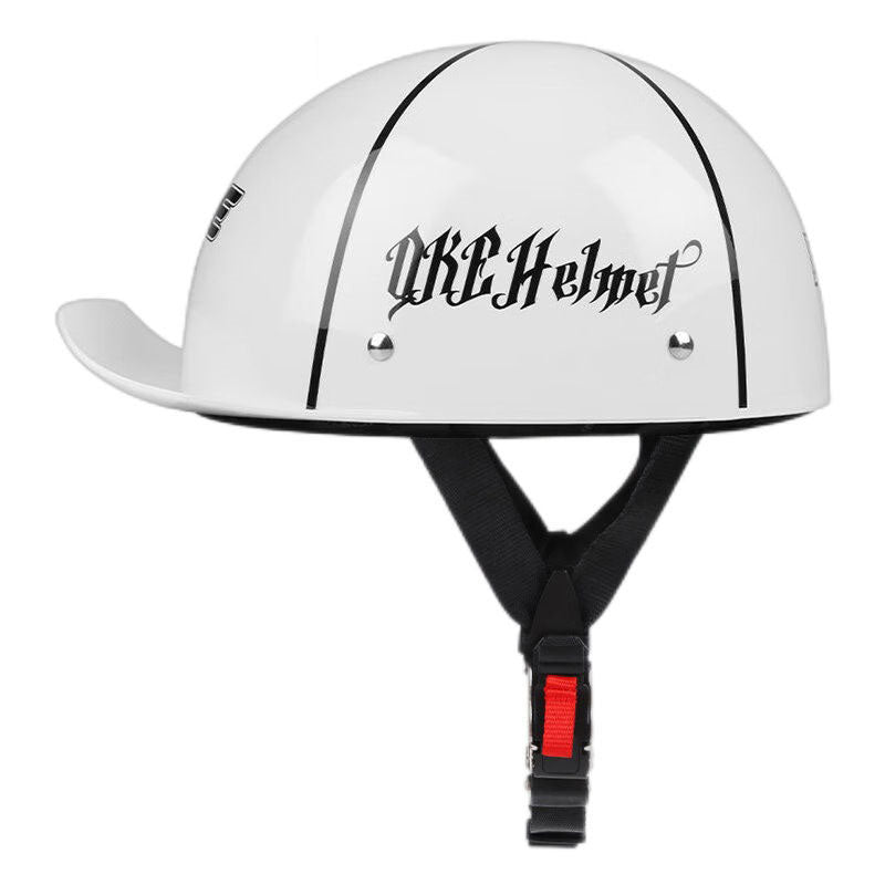 Retro baseball cap motorcycle half helme-I14