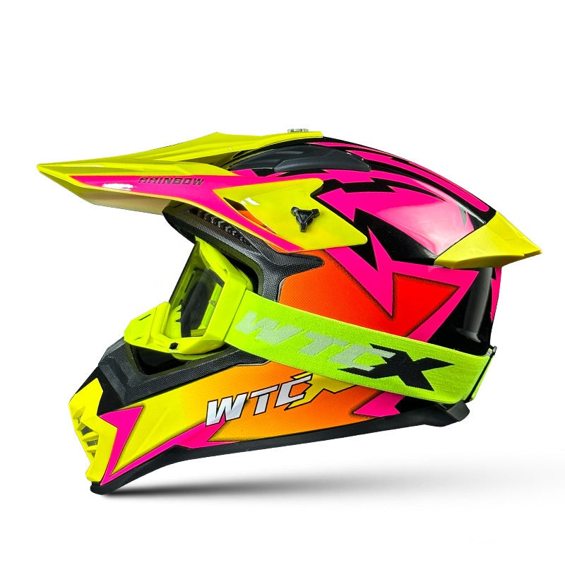 Off-road Motorcycle Helmet with Goggles-I112