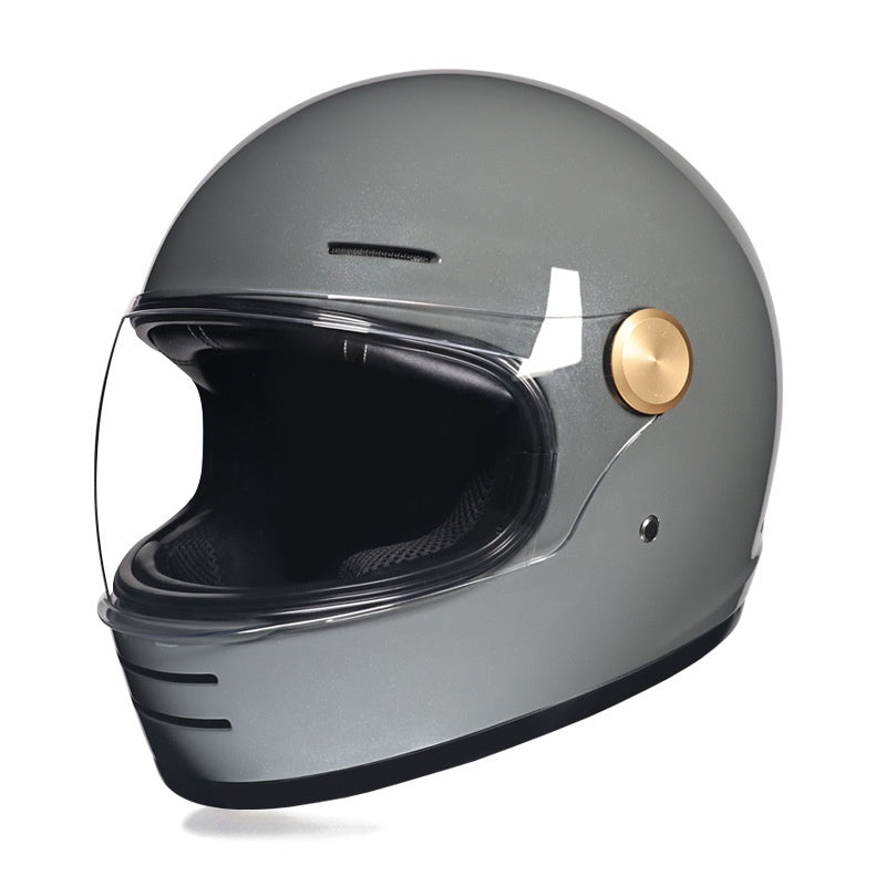 KTVMOTO Retro-style full-face cruiser motorcycle helmet-I250