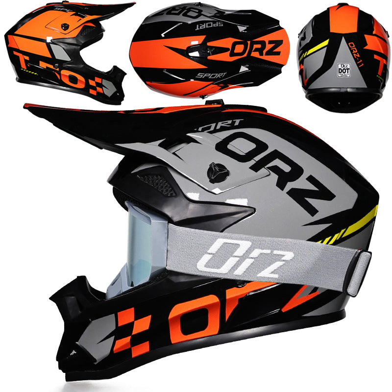 KTVMOTO New Breathable Rally/Motocross Racing Helmet-I224