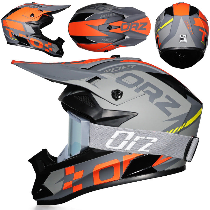 KTVMOTO New Breathable Rally/Motocross Racing Helmet-I224