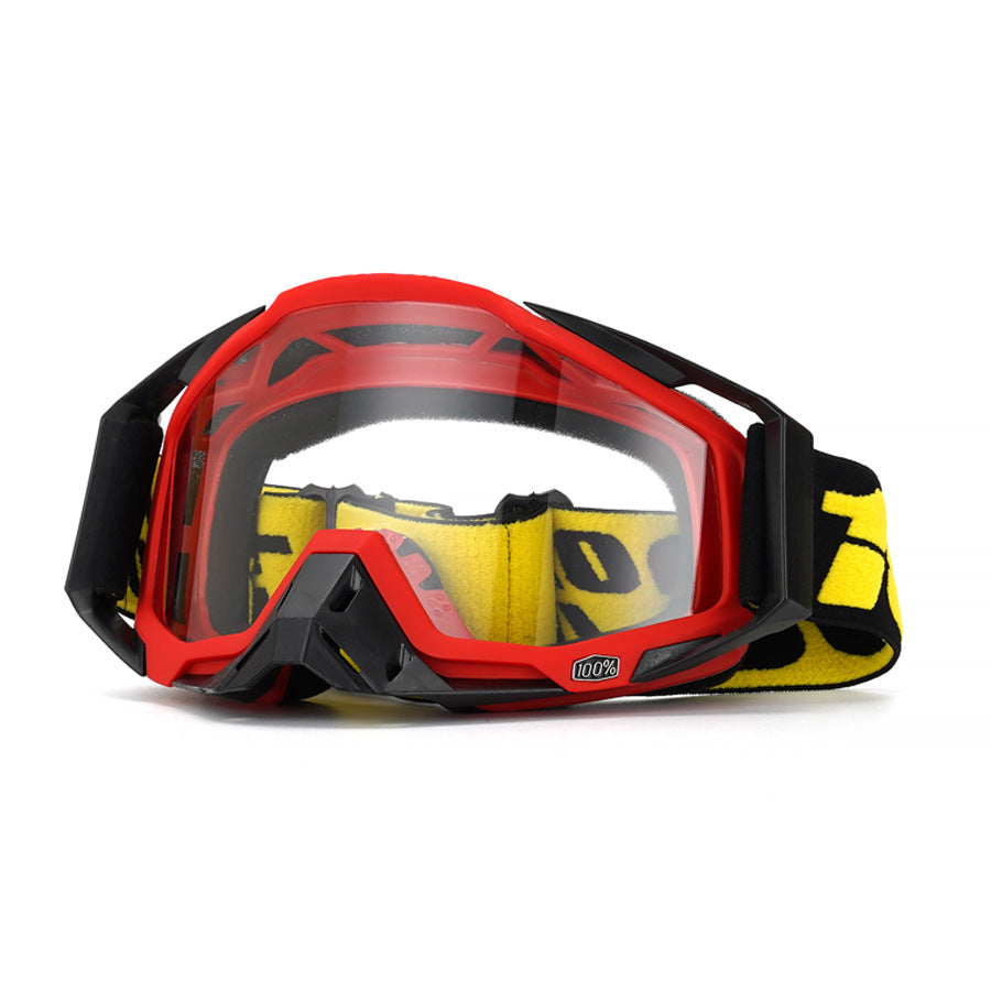 KTVMOTO Unisex Motocross Goggles – Red Tones-H07