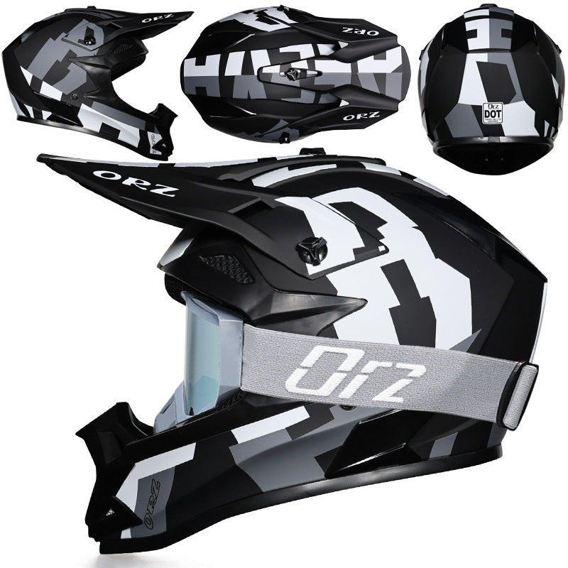 KTVMOTO New Breathable Rally/Motocross Racing Helmet-I224