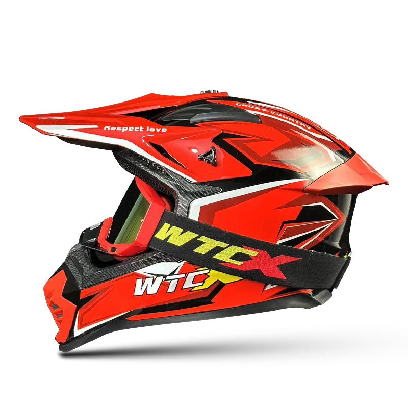 Off-road Motorcycle Helmet with Goggles-I112