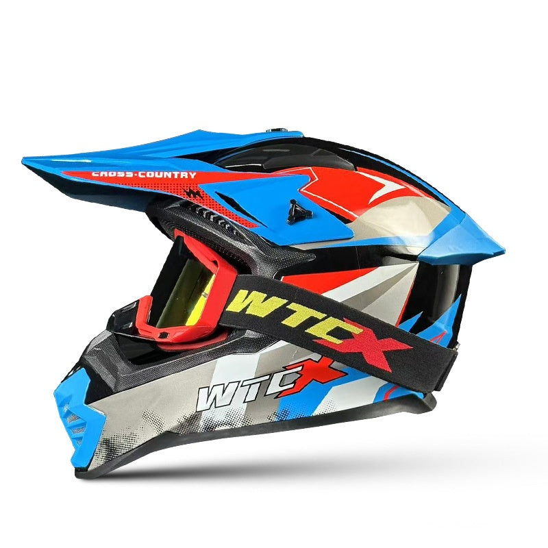 Off-road Motorcycle Helmet with Goggles-I112