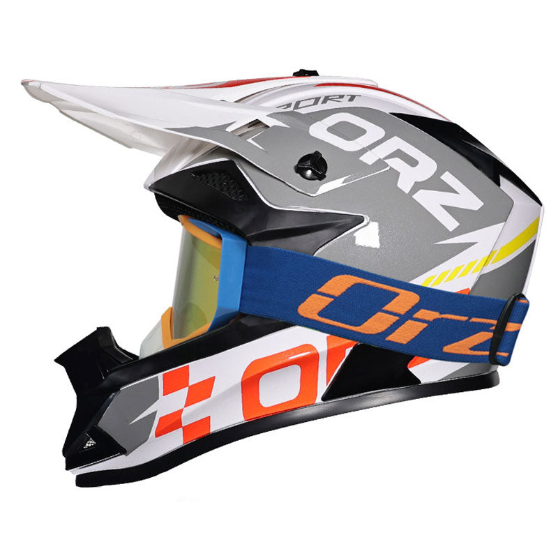 KTVMOTO Off-Road Motocross Helmet with Goggles for Dirt Bike Riding-I220