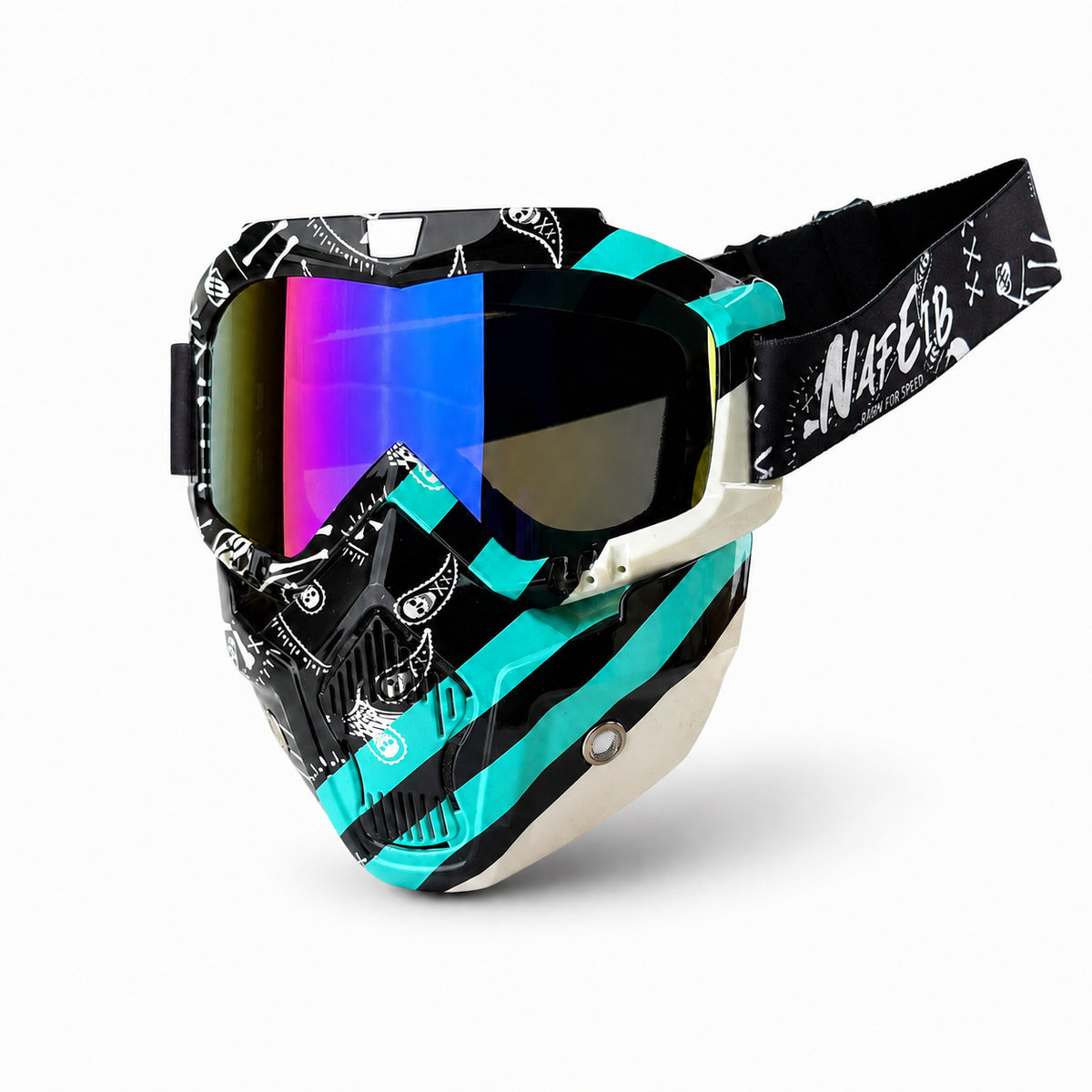 KTVMOTO Motorcycle Riding Goggles and Protective Face Mask-H02