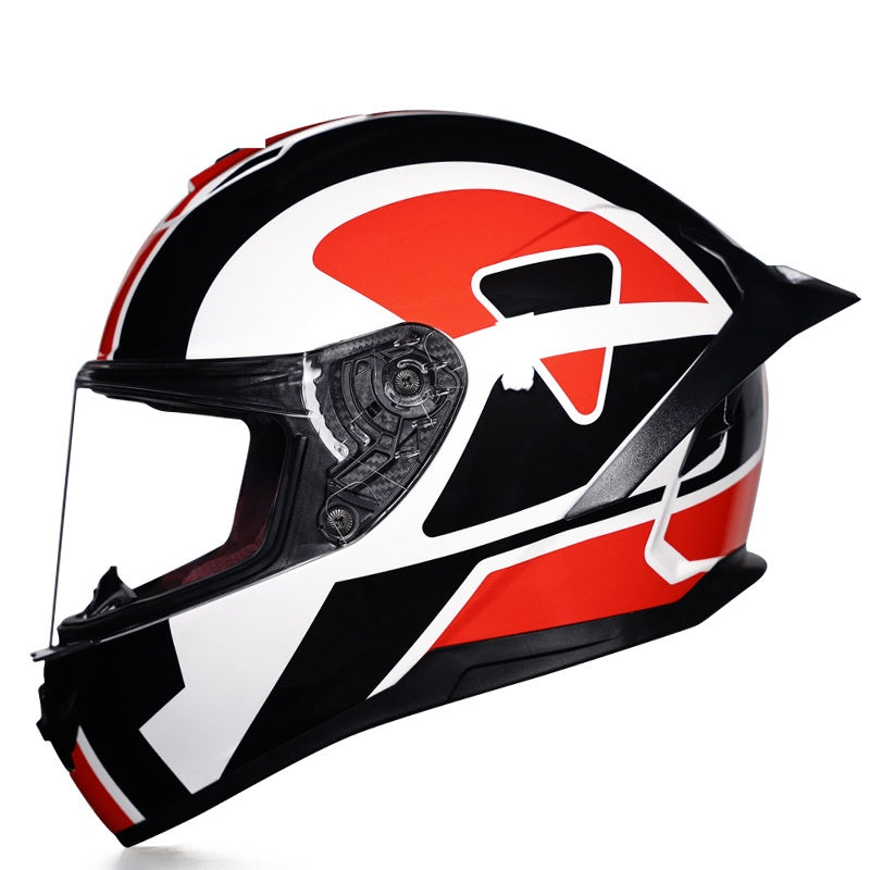 KTVMOTO Full Face Motorcycle Helmet with Clear Visor for Street Riding-I231