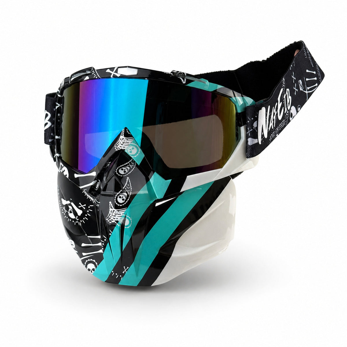 KTVMOTO Anti-glare Motorcycle Goggles and Face Mask-H04