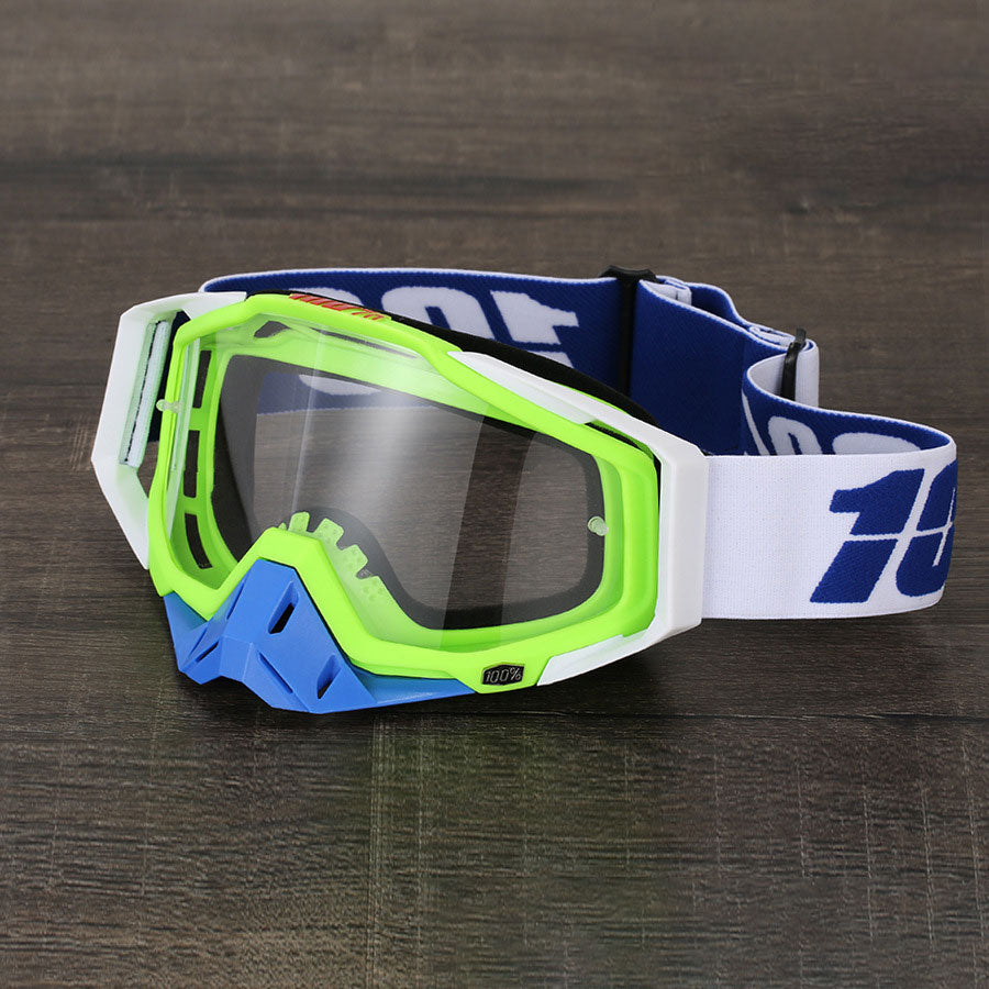 KTVMOTO Cool dark green impact-resistant motorcycle goggles-H11