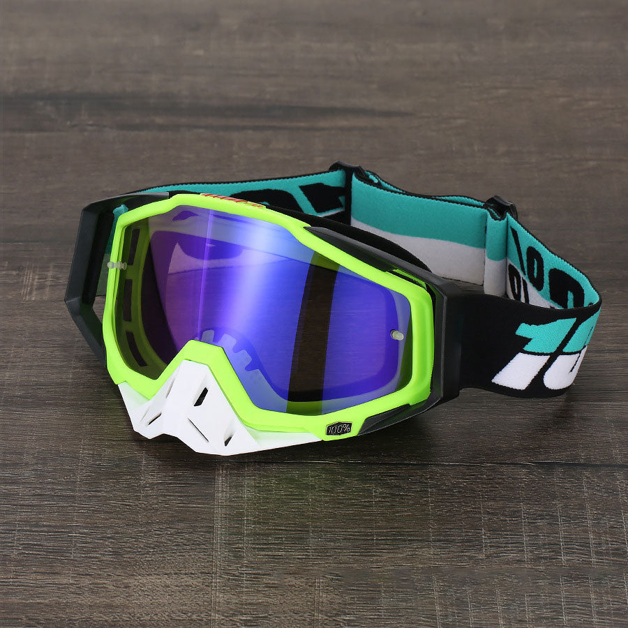 KTVMOTO Cool dark green impact-resistant motorcycle goggles-H11