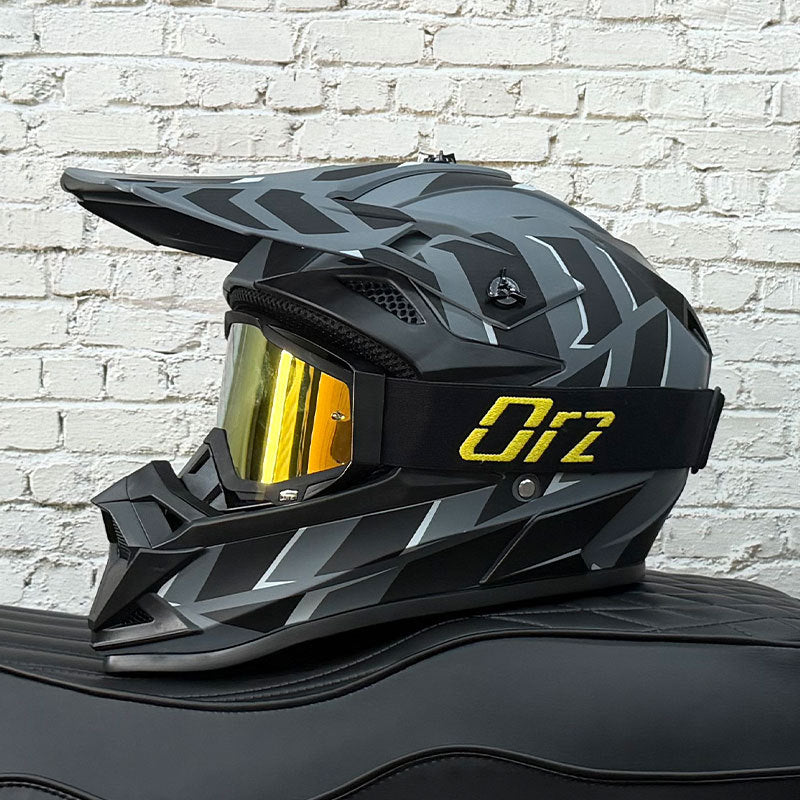 KTVMOTO Off-Road Motocross Helmet with Goggles-I254