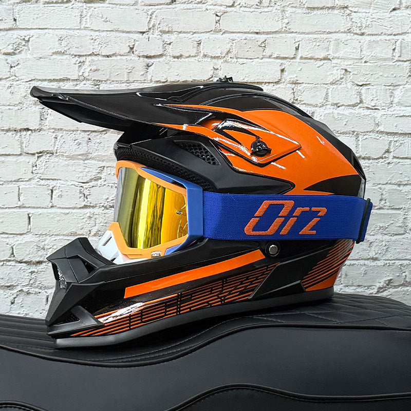 KTVMOTO Off-Road Motocross Helmet with Goggles-I254