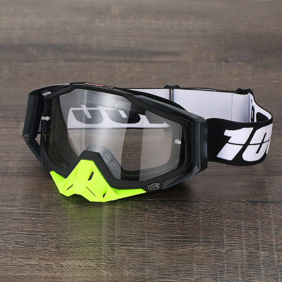 KTVMOTO Cool dark green impact-resistant motorcycle goggles-H11