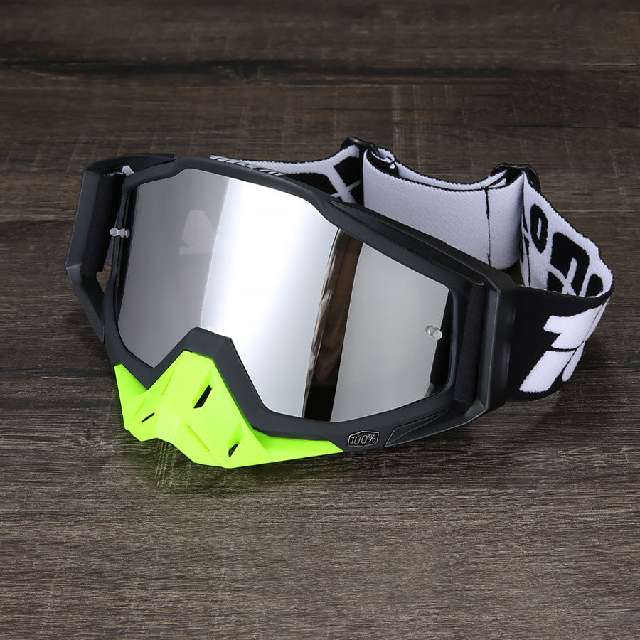 KTVMOTO Cool dark green impact-resistant motorcycle goggles-H11