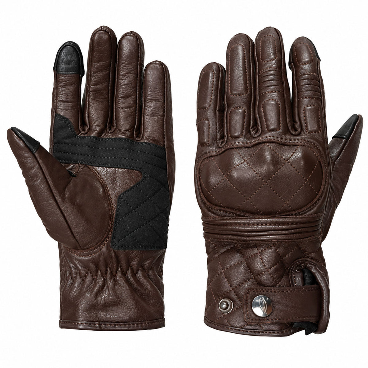 Retro-Style Windproof and Impact-Resistant Cycling Gloves-G49