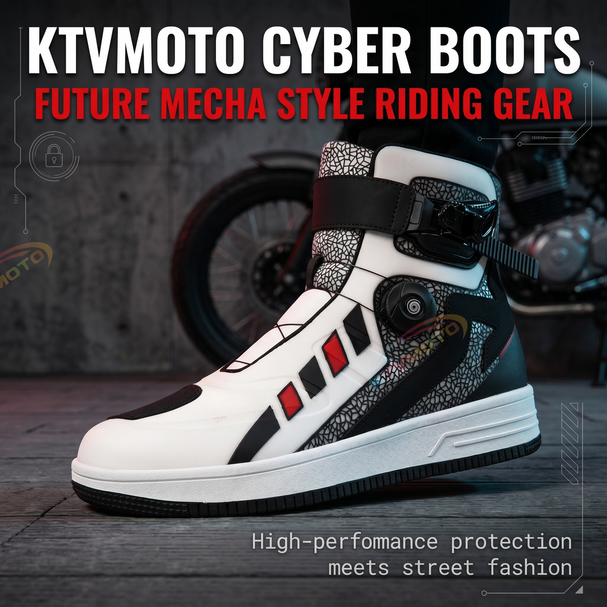 Motorcycle off-road riding shoes-K148