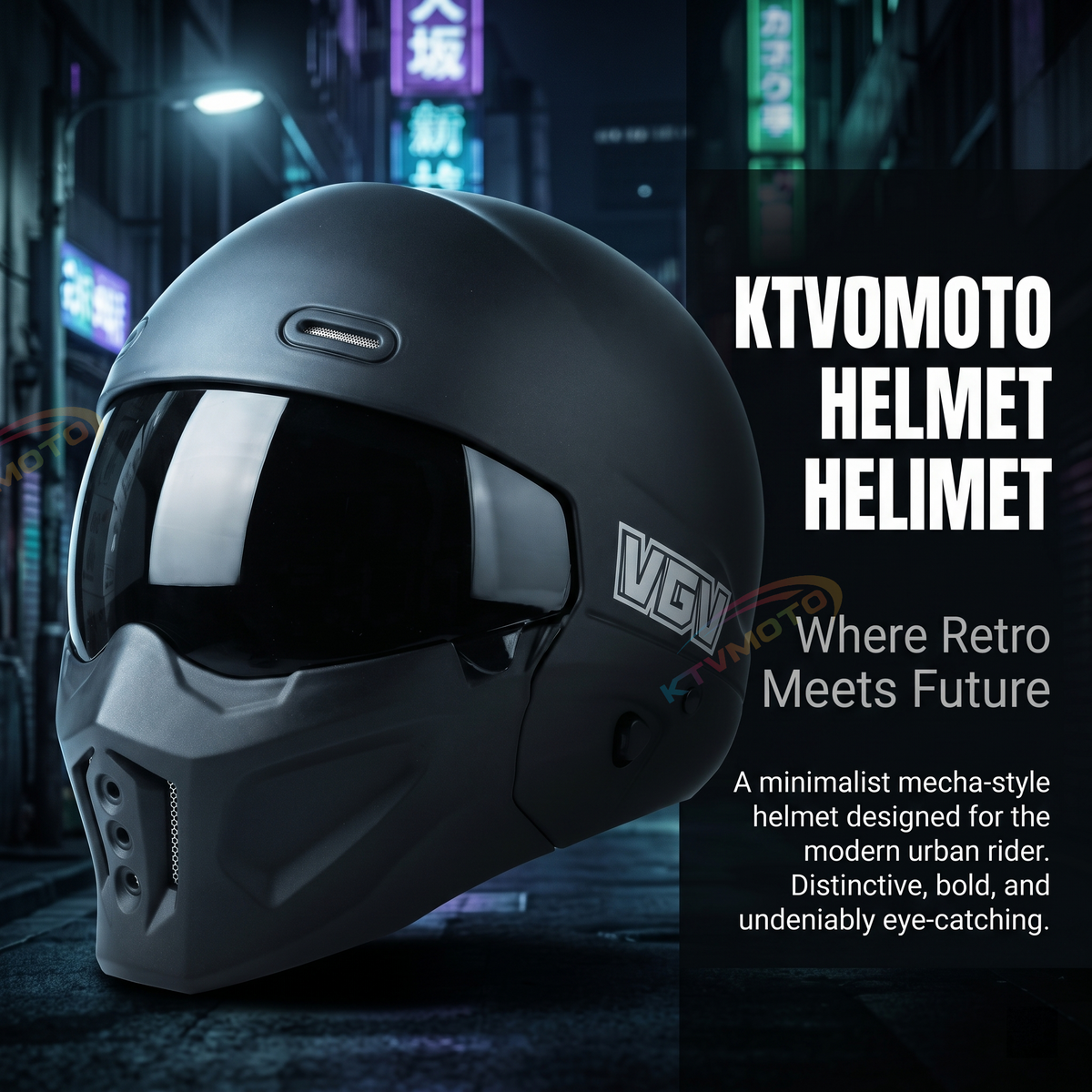Dual-Mode Tactical Motorcycle Helmet (Bluetooth Compatible)-I90