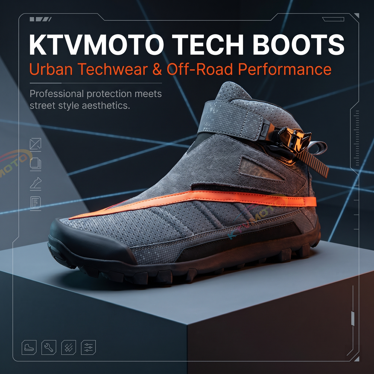 Motorcycle off-road riding shoes-K136