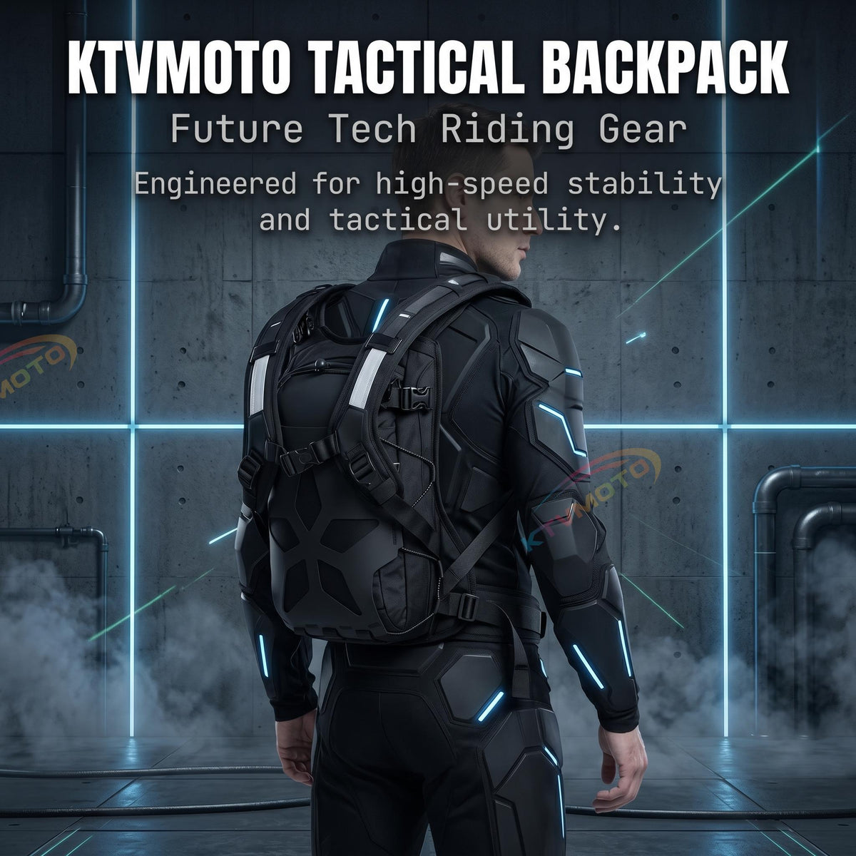 Motorcycle Rider Backpack-B19