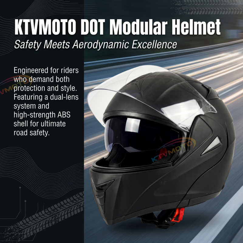 DOT-approved modular motorcycle helmet-I101